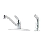 Pfister Pfirst Series Single Handle Kitchen Faucet With Side Spray 1.8 Gpm. Fixed Price $86.52.