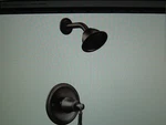 Moen Dartmoor Oil Rubbed Bronze 1-HANDLE Single Function-posi Temp Shower Faucet. Fixed Price $125.00.
