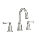 Moen Banbury Spot Resist Brushed Nickel 2 Handle High Arc Bath Faucet 84947SRN. Fixed Price $111.99.