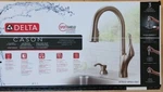 Delta Cason Spotshield Stainles 1-HANDLE Deck Mount Pull-down Kitchen Faucet Nib. Fixed Price $146.16.