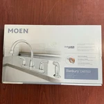 New Moen Banbury CA87553 Kitchen Faucet Polished Chrome W/sidesprayer B168. Fixed Price $64.95.