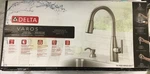 Delta Varos Pulldown Kitchen Faucet Spotshield Stainless Finish 19792Z-SPSD-DST. Fixed Price $139.00.