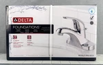 Delta Foundations Single Handle Centerset Bathroom Faucet Chrome B510LF-PPU-ECO. Fixed Price $40.00.