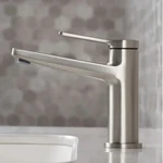 New Kraus Indy Single Handle Bathroom Faucet Spot Free Stainless Steel Finish. Fixed Price $254.95.