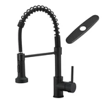 Black Kitchen Faucet With Pull Down Sprayer, Aimadi Commercial Single Handle .... Fixed Price $99.42.