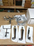 Signature Hardware Barlow Deck Mount Tub Faucet Hand Shower Chrome Nos. Fixed Price $180.00.