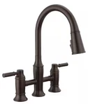 Delta Renaldi 2384L-RB-DST Handle Pull Bridge Kitchen Faucet Venetian Bronze. Fixed Price $849.00.