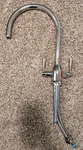 Perrin And Rowe Oberon Twin Lever Chrome Faucet Rohl Swivel Spout Sink Mixer. Fixed Price $465.00.