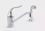 Kohler 15176-F-CP Coralais Two-hole Kitchen Sink Spout Faucet Single Control. Fixed Price $70.00.