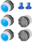 5 Pieces Faucet - Insert Water Tap Aerators Flow Restrictor Repla. Fixed Price $13.82.