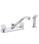 Premier 3552569 Bayview Two-handle Kitchen Faucet With Side Spray, Chrome. Fixed Price $44.77.
