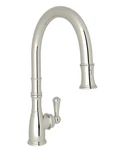 Perrin Rowe Georgian Era U.4744PN-2 Pull Down Kitchen Faucet Polished Nickel New. Fixed Price $998.00.