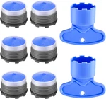 Faucet Aerator M18.5, Weeveni 6PCS Replacement For Sink Flow Rest. Fixed Price $11.48.