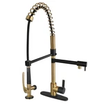 Kingston Brass LS850CTL Continental 1.8 Gpm Hole Pre-rinse Pull Black. Fixed Price $656.47.