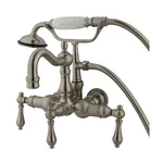 Elements Of Design DT10078AL Hot Springs Wall Mount Clawfoot Tub Filler With .... Fixed Price $794.24.