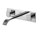 Vigo Titus VG05002CH Square Double Handle Wall Mounted Faucet Polished Chrome. Fixed Price $124.94.