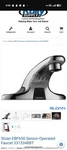 Sloan Optima Plus EBF650 Touchless Battery Sensor Chrome Bathroom Sink Faucet. Fixed Price $309.99.