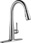 Delta Essa Pull-down Kitchen Faucet Arctic Stainless-certified Refurbished. Fixed Price $164.48.