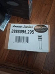 American Standard Bathroom Sink Pop-up Drain Assembly Brushed Nickel. Fixed Price $15.00.