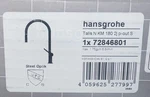 Hansgrohe Talis 72846801 Pull Down Spray Kitchen Faucet Steel Optik New Box. Fixed Price $398.00.