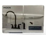 Moen Caldwell Matte Black Stainless Kitchen Faucet W/sprayer CA87060BL. Fixed Price $81.00.