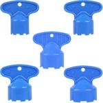 Boetoadg 5 Pcs Faucet Aerator Key Removal Wrench Tool With Sizes Blue. Fixed Price $12.40.