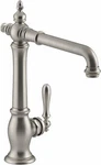 Kohler K-99266-VS Artifacts Single-hole Kitchen Sink Faucet. Fixed Price $599.99.