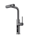 Pull-out Waterfall Kitchen Faucet With Temperature Display, Two Outlet .... Fixed Price $255.12.