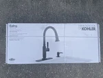 Kohler Ealing R28703-SD-BL Single Handle Pull-down Kitchen Faucet Matte Black. Fixed Price $129.99.