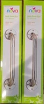 Nova 12" Chrome Wall Grab Bars Heavy Duty Steel #8012CH-R --two. Fixed Price $17.95.