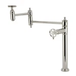 Kingston Brass KS370.RKX Webb Gpm 1 Hole Pot Filler - Nickel. Fixed Price $659.72.