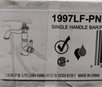 Delta 1997LF-PN Cassidy Single Handle Bar / Prep Faucet Polished Nickel. Fixed Price $275.00.