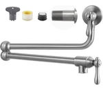 Kes Pot Filler Faucet 26" Wall Mount Swing Arm Heat Resistant Brushed Nickel. Fixed Price $80.00.