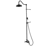 Kingston Brass CCK617 Vintage Ceramic Disc Retrofit Shower System - Black. Fixed Price $1904.27.