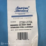 American Standard 072991-0170A Aquaseal Right-hand Cartridge Fnfp. Fixed Price $7.92.