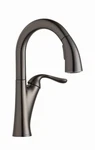 Elkay LKHA4032AS Harmony Antique Steel Single Lever Pull-down Spray Bar Faucet. Fixed Price $245.00.