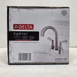 Delta Faryn Brushed Nickel Bathroom Faucet 25822LF-SS. Fixed Price $39.77.