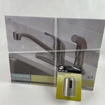 Kitchen Faucet Sprayer + Air Gap Cap, Brushed Nickel Oakbrook Collection 4876389. Fixed Price $33.99.