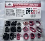 141PC Rubber And Fibre Faucet Sealing Washer Assortment Kit - RFW141. Fixed Price $16.99.