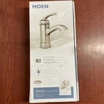 New Moen WS84414MSRN Hensley 1-HANDLE High Arc Bathroom Faucet Brushed Nickel B9. Fixed Price $89.95.
