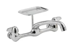 Homeswerks Polished Brass Handle Chrome Plated 1.8 Gpm Aerator Wall Mount Kitche. Fixed Price $98.21.