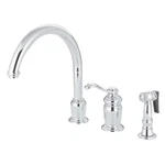 Kingston Brass KS7821TLBS Templeton Single-handle Widespread Kitchen Faucet. Fixed Price $330.38.