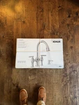 Brand New! Kohler Oresund Kitchen Faucet R28705-SD-VS. Fixed Price $300.00.