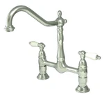 Kingston Brass KS117PL Heritage 1.8 Gpm Widespread Bridge - Chrome. Fixed Price $199.00.