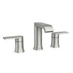 Moen Genta 84763SRN Widespread Double Handle Bathroom Faucet In Brushed Nickel. Fixed Price $89.99.