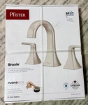 Pfister Bruxie 8 In. Bathroom Faucet W/ Drain Kit Spot Defense Brushed Nickel. Fixed Price $44.99.