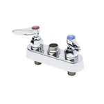 T&s Brass B-0225-CR-LN 4" Deck Mount Pantry Mixing Faucet W/ Check Valves. Fixed Price $129.32.