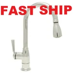 Mirabelle MIRXHA102CP "hartfield" Single Hole Pull-out Spray Kitchen/bar Faucet. Fixed Price $140.00.