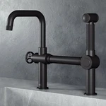 Vigo VG02050 Cass 1.8 Gpm 13"H-ARC Widespread Bridge Kitchen Black. Fixed Price $354.90.