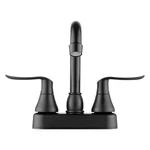 Dura Brass Matte Black J-spout Bar Faucet W Classical Levers Handles. Fixed Price $47.28.